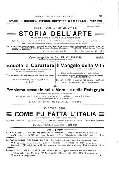 Giornale della libreria della tipografia e delle arti e industrie affini supplemento alla Bibliografia italiana, pubblicato dall'Associazione tipografico-libraria italiana