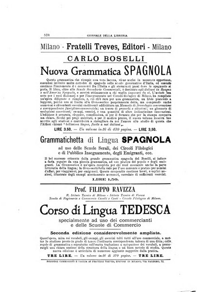 Giornale della libreria della tipografia e delle arti e industrie affini supplemento alla Bibliografia italiana, pubblicato dall'Associazione tipografico-libraria italiana