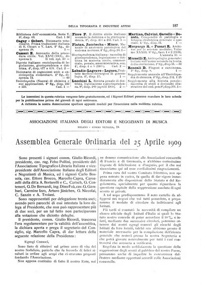 Giornale della libreria della tipografia e delle arti e industrie affini supplemento alla Bibliografia italiana, pubblicato dall'Associazione tipografico-libraria italiana