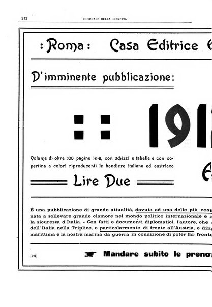 Giornale della libreria della tipografia e delle arti e industrie affini supplemento alla Bibliografia italiana, pubblicato dall'Associazione tipografico-libraria italiana