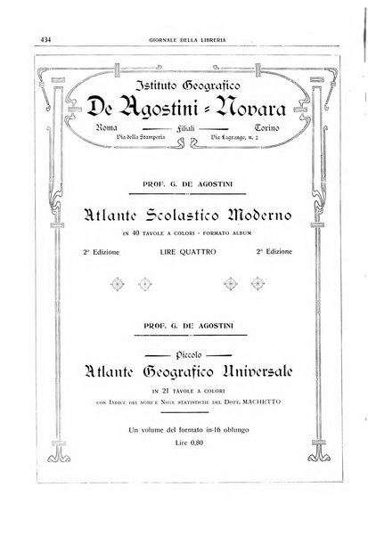 Giornale della libreria della tipografia e delle arti e industrie affini supplemento alla Bibliografia italiana, pubblicato dall'Associazione tipografico-libraria italiana