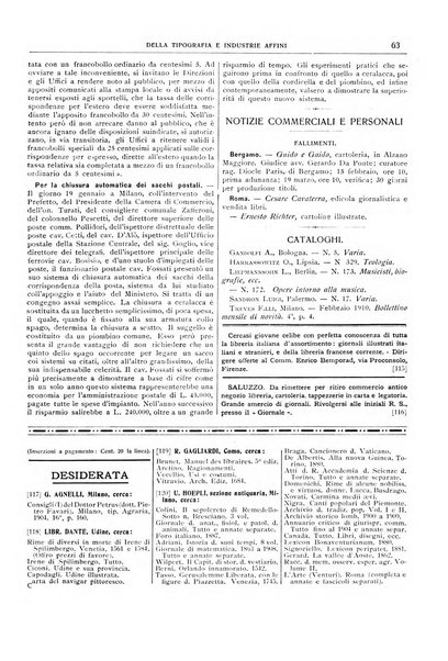 Giornale della libreria della tipografia e delle arti e industrie affini supplemento alla Bibliografia italiana, pubblicato dall'Associazione tipografico-libraria italiana