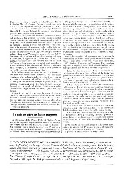 Giornale della libreria della tipografia e delle arti e industrie affini supplemento alla Bibliografia italiana, pubblicato dall'Associazione tipografico-libraria italiana