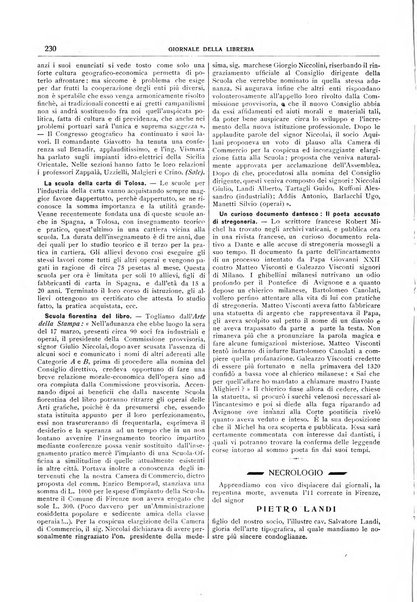 Giornale della libreria della tipografia e delle arti e industrie affini supplemento alla Bibliografia italiana, pubblicato dall'Associazione tipografico-libraria italiana