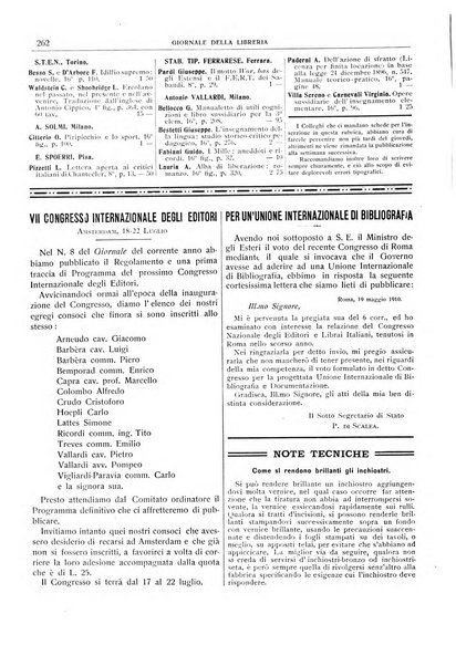 Giornale della libreria della tipografia e delle arti e industrie affini supplemento alla Bibliografia italiana, pubblicato dall'Associazione tipografico-libraria italiana