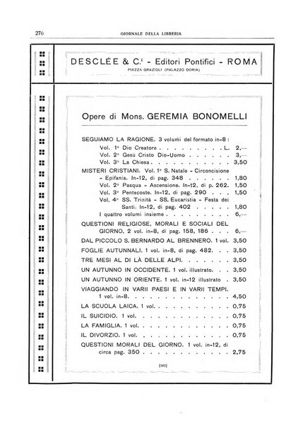 Giornale della libreria della tipografia e delle arti e industrie affini supplemento alla Bibliografia italiana, pubblicato dall'Associazione tipografico-libraria italiana