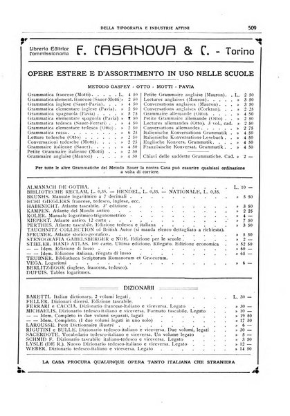 Giornale della libreria della tipografia e delle arti e industrie affini supplemento alla Bibliografia italiana, pubblicato dall'Associazione tipografico-libraria italiana