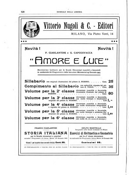 Giornale della libreria della tipografia e delle arti e industrie affini supplemento alla Bibliografia italiana, pubblicato dall'Associazione tipografico-libraria italiana