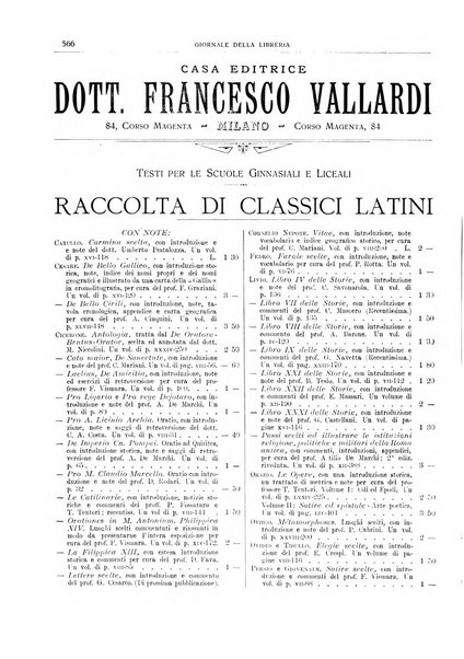 Giornale della libreria della tipografia e delle arti e industrie affini supplemento alla Bibliografia italiana, pubblicato dall'Associazione tipografico-libraria italiana