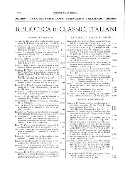 Giornale della libreria della tipografia e delle arti e industrie affini supplemento alla Bibliografia italiana, pubblicato dall'Associazione tipografico-libraria italiana