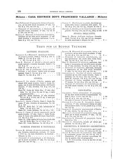 Giornale della libreria della tipografia e delle arti e industrie affini supplemento alla Bibliografia italiana, pubblicato dall'Associazione tipografico-libraria italiana