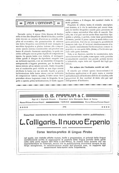 Giornale della libreria della tipografia e delle arti e industrie affini supplemento alla Bibliografia italiana, pubblicato dall'Associazione tipografico-libraria italiana