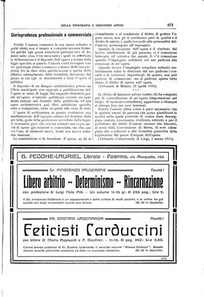 Giornale della libreria della tipografia e delle arti e industrie affini supplemento alla Bibliografia italiana, pubblicato dall'Associazione tipografico-libraria italiana