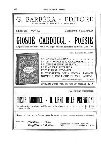 Giornale della libreria della tipografia e delle arti e industrie affini supplemento alla Bibliografia italiana, pubblicato dall'Associazione tipografico-libraria italiana