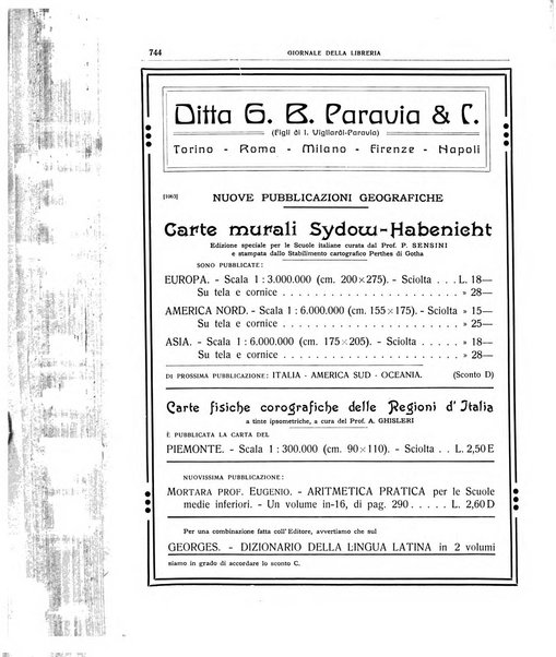 Giornale della libreria della tipografia e delle arti e industrie affini supplemento alla Bibliografia italiana, pubblicato dall'Associazione tipografico-libraria italiana