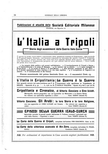 Giornale della libreria della tipografia e delle arti e industrie affini supplemento alla Bibliografia italiana, pubblicato dall'Associazione tipografico-libraria italiana