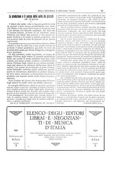 Giornale della libreria della tipografia e delle arti e industrie affini supplemento alla Bibliografia italiana, pubblicato dall'Associazione tipografico-libraria italiana