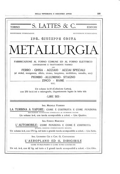 Giornale della libreria della tipografia e delle arti e industrie affini supplemento alla Bibliografia italiana, pubblicato dall'Associazione tipografico-libraria italiana