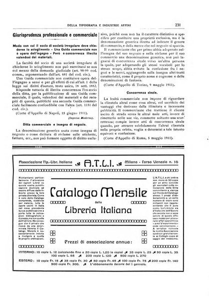 Giornale della libreria della tipografia e delle arti e industrie affini supplemento alla Bibliografia italiana, pubblicato dall'Associazione tipografico-libraria italiana