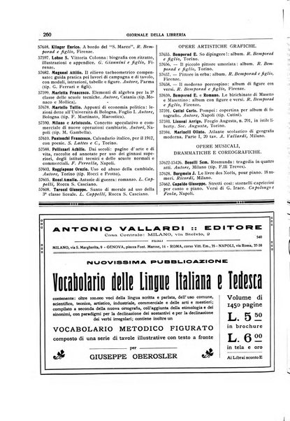 Giornale della libreria della tipografia e delle arti e industrie affini supplemento alla Bibliografia italiana, pubblicato dall'Associazione tipografico-libraria italiana