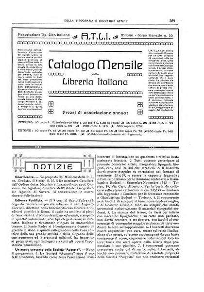 Giornale della libreria della tipografia e delle arti e industrie affini supplemento alla Bibliografia italiana, pubblicato dall'Associazione tipografico-libraria italiana