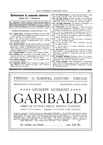 Giornale della libreria della tipografia e delle arti e industrie affini supplemento alla Bibliografia italiana, pubblicato dall'Associazione tipografico-libraria italiana