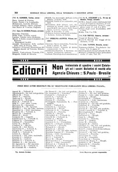 Giornale della libreria della tipografia e delle arti e industrie affini supplemento alla Bibliografia italiana, pubblicato dall'Associazione tipografico-libraria italiana