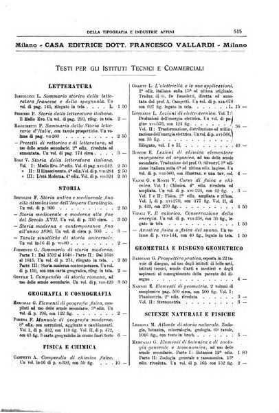 Giornale della libreria della tipografia e delle arti e industrie affini supplemento alla Bibliografia italiana, pubblicato dall'Associazione tipografico-libraria italiana