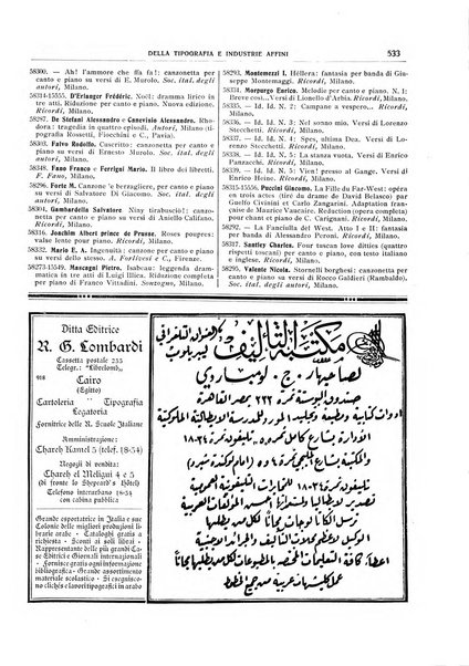 Giornale della libreria della tipografia e delle arti e industrie affini supplemento alla Bibliografia italiana, pubblicato dall'Associazione tipografico-libraria italiana