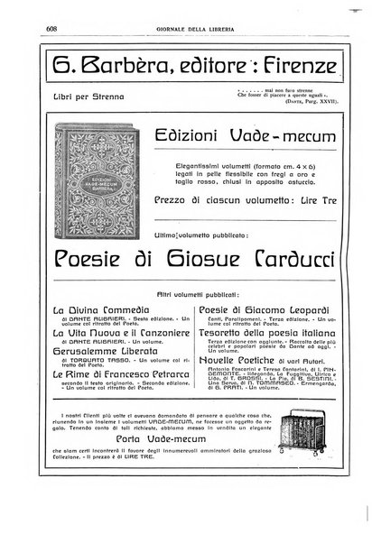 Giornale della libreria della tipografia e delle arti e industrie affini supplemento alla Bibliografia italiana, pubblicato dall'Associazione tipografico-libraria italiana