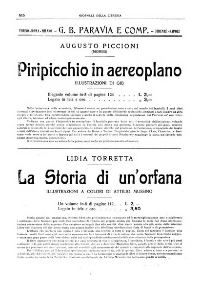 Giornale della libreria della tipografia e delle arti e industrie affini supplemento alla Bibliografia italiana, pubblicato dall'Associazione tipografico-libraria italiana