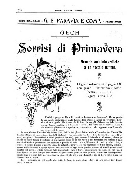 Giornale della libreria della tipografia e delle arti e industrie affini supplemento alla Bibliografia italiana, pubblicato dall'Associazione tipografico-libraria italiana