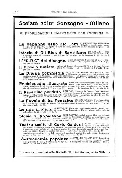 Giornale della libreria della tipografia e delle arti e industrie affini supplemento alla Bibliografia italiana, pubblicato dall'Associazione tipografico-libraria italiana