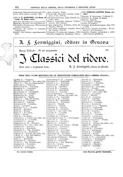 Giornale della libreria della tipografia e delle arti e industrie affini supplemento alla Bibliografia italiana, pubblicato dall'Associazione tipografico-libraria italiana