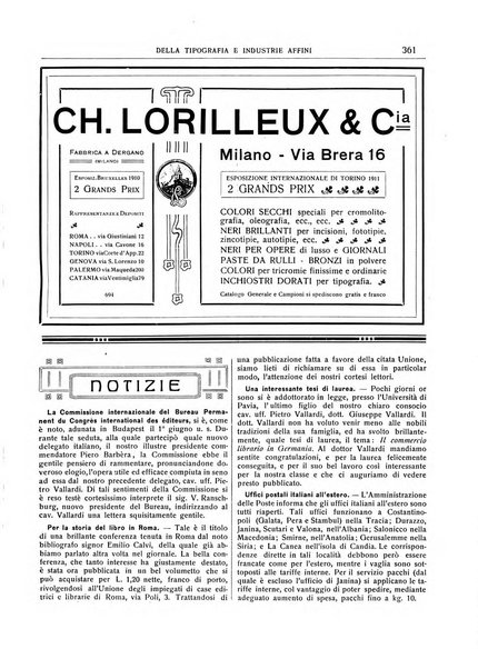 Giornale della libreria della tipografia e delle arti e industrie affini supplemento alla Bibliografia italiana, pubblicato dall'Associazione tipografico-libraria italiana