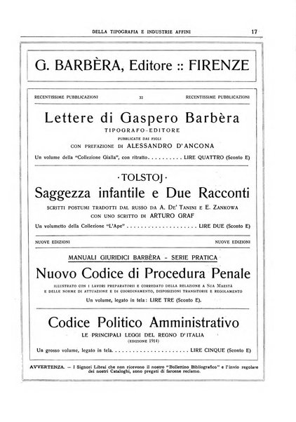 Giornale della libreria della tipografia e delle arti e industrie affini supplemento alla Bibliografia italiana, pubblicato dall'Associazione tipografico-libraria italiana