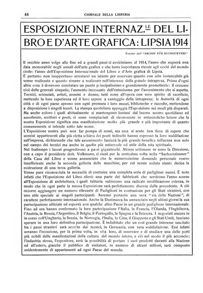 Giornale della libreria della tipografia e delle arti e industrie affini supplemento alla Bibliografia italiana, pubblicato dall'Associazione tipografico-libraria italiana