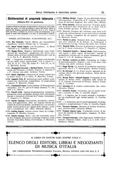 Giornale della libreria della tipografia e delle arti e industrie affini supplemento alla Bibliografia italiana, pubblicato dall'Associazione tipografico-libraria italiana