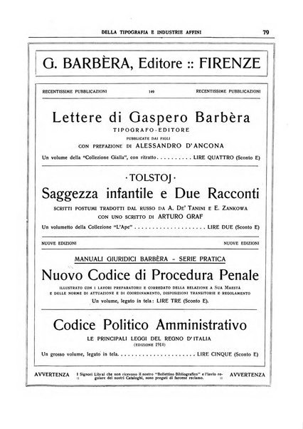 Giornale della libreria della tipografia e delle arti e industrie affini supplemento alla Bibliografia italiana, pubblicato dall'Associazione tipografico-libraria italiana