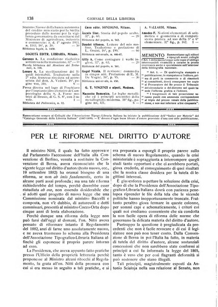 Giornale della libreria della tipografia e delle arti e industrie affini supplemento alla Bibliografia italiana, pubblicato dall'Associazione tipografico-libraria italiana