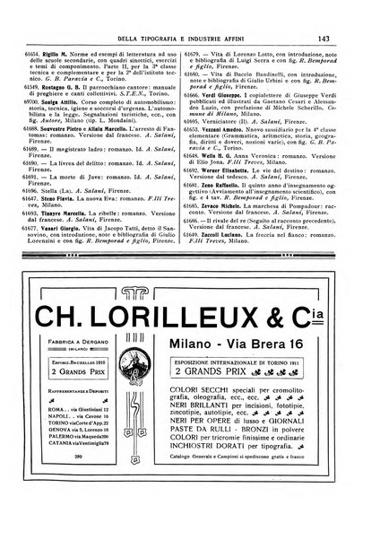 Giornale della libreria della tipografia e delle arti e industrie affini supplemento alla Bibliografia italiana, pubblicato dall'Associazione tipografico-libraria italiana