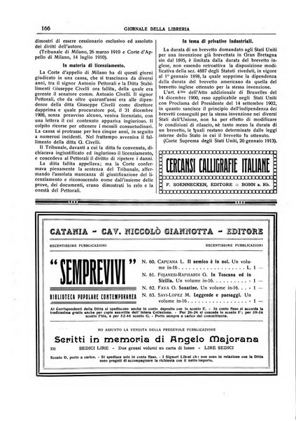 Giornale della libreria della tipografia e delle arti e industrie affini supplemento alla Bibliografia italiana, pubblicato dall'Associazione tipografico-libraria italiana