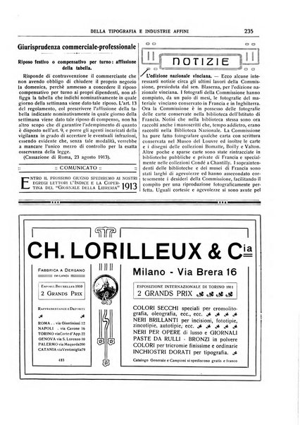 Giornale della libreria della tipografia e delle arti e industrie affini supplemento alla Bibliografia italiana, pubblicato dall'Associazione tipografico-libraria italiana