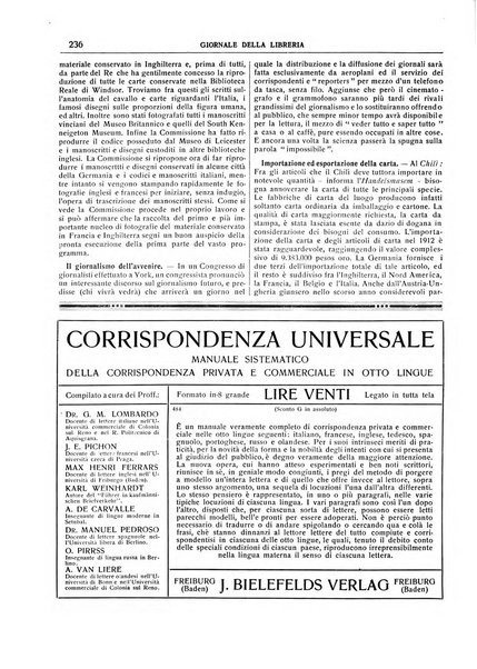 Giornale della libreria della tipografia e delle arti e industrie affini supplemento alla Bibliografia italiana, pubblicato dall'Associazione tipografico-libraria italiana