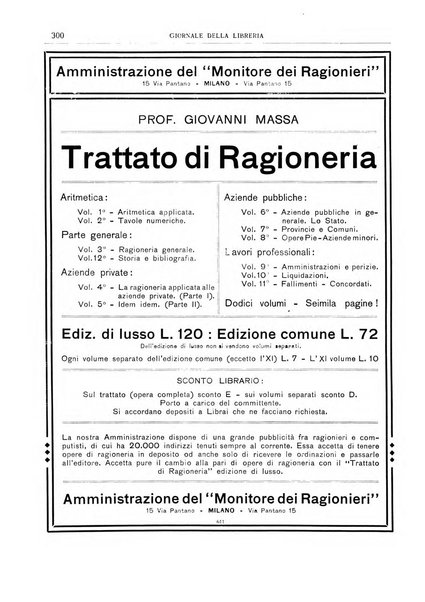 Giornale della libreria della tipografia e delle arti e industrie affini supplemento alla Bibliografia italiana, pubblicato dall'Associazione tipografico-libraria italiana