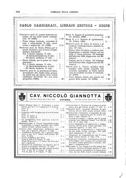 Giornale della libreria della tipografia e delle arti e industrie affini supplemento alla Bibliografia italiana, pubblicato dall'Associazione tipografico-libraria italiana