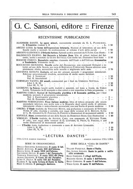 Giornale della libreria della tipografia e delle arti e industrie affini supplemento alla Bibliografia italiana, pubblicato dall'Associazione tipografico-libraria italiana