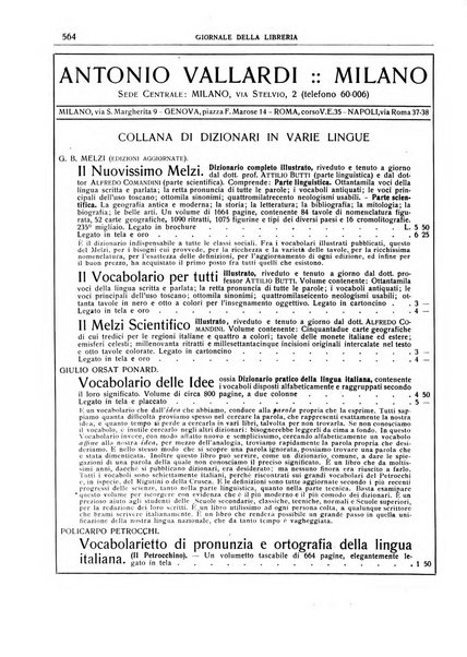 Giornale della libreria della tipografia e delle arti e industrie affini supplemento alla Bibliografia italiana, pubblicato dall'Associazione tipografico-libraria italiana