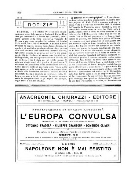 Giornale della libreria della tipografia e delle arti e industrie affini supplemento alla Bibliografia italiana, pubblicato dall'Associazione tipografico-libraria italiana