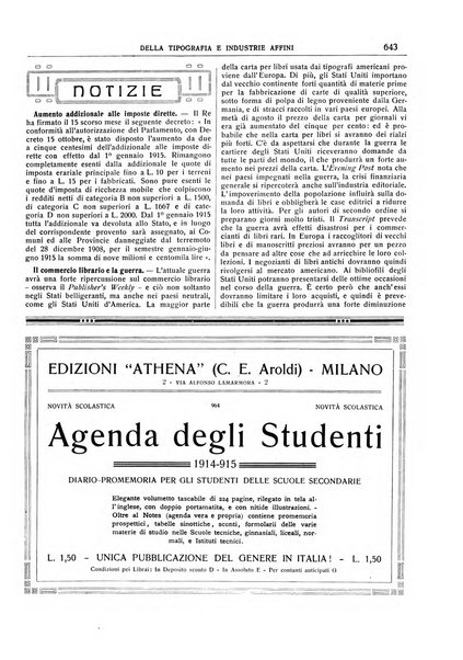 Giornale della libreria della tipografia e delle arti e industrie affini supplemento alla Bibliografia italiana, pubblicato dall'Associazione tipografico-libraria italiana